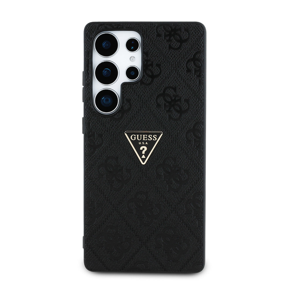Guess Galaxy S25 Ultra Orjinal Lisanslı 4G Desenli Sıcak Damgalı Üçgen Logolu Kılıf Guess Galaxy S25 Ultra Orjinal Lisanslı 4G Desenli Sıcak Damgalı Üçgen Logolu Kılıf